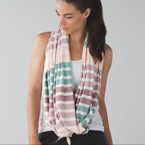 Lululemon Striped Vinyasa Scarf